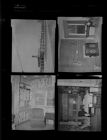 Photo of building; Photos from inside home (4 Negatives), March - July 1956, undated [Sleeve 33, Folder e, Box 10]